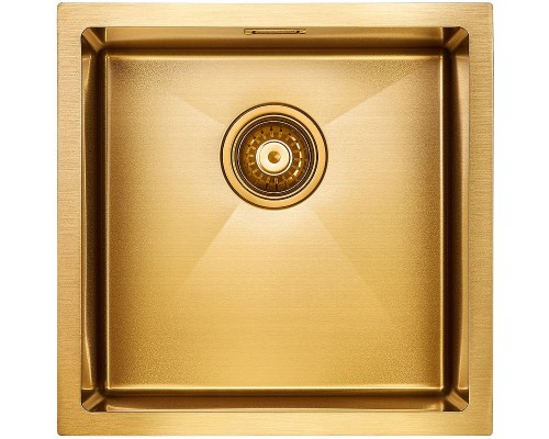 Кухонная мойка Paulmark Aller 44 PM904444-BG Брашированное золото