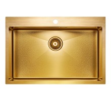 Кухонная мойка Paulmark Saar 75 PM807551-BG Брашированное золото