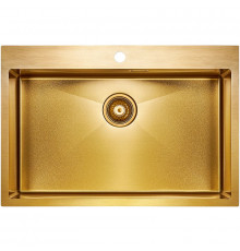 Кухонная мойка Paulmark Saar 75 PM807551-BG Брашированное золото