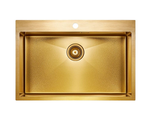 Кухонная мойка Paulmark Saar 75 PM807551-BG Брашированное золото