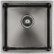 Кухонная мойка Paulmark Lassan 44 PM304444-GM Вороненая сталь