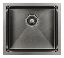 Кухонная мойка Paulmark Marx 44 PM214844-GM Вороненая сталь