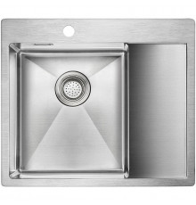 Кухонная мойка Paulmark Alster 59 PM825951-BSL Брашированная сталь