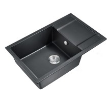 Кухонная мойка Milacio Navarra 78 Cuarzo MC.77051 Черная матовая
