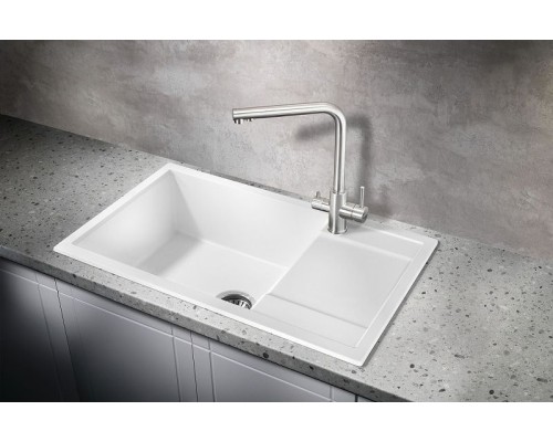 Кухонная мойка Milacio Navarra 78 Cuarzo MC.77052 Белый