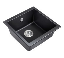 Кухонная мойка Milacio Leon 45 Cuarzo MC.77091 Черная матовая