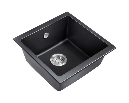 Кухонная мойка Milacio Leon 45 Cuarzo MC.77091 Черная матовая