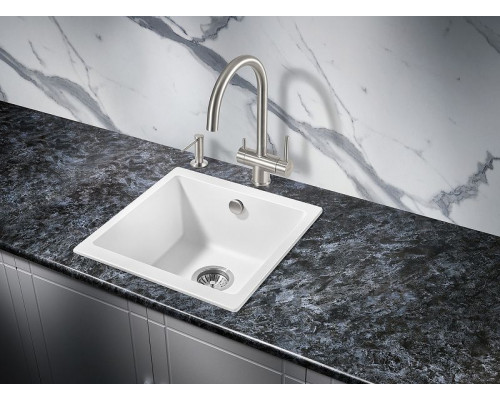 Кухонная мойка Milacio Leon 45 Cuarzo MC.77092 Белая