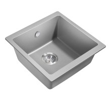 Кухонная мойка Milacio Leon 45 Cuarzo MC.77093 Серый металлик