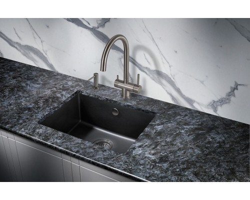 Кухонная мойка Milacio Leon 55 Cuarzo MC.77081 Черная матовая