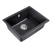 Кухонная мойка Milacio Leon 55 Cuarzo MC.77081 Черная матовая