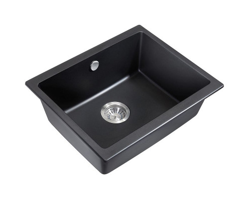 Кухонная мойка Milacio Leon 55 Cuarzo MC.77081 Черная матовая