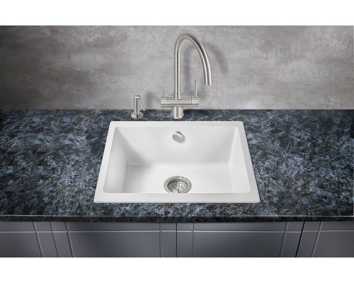 Кухонная мойка Milacio Leon 55 Cuarzo MC.77082 Белая