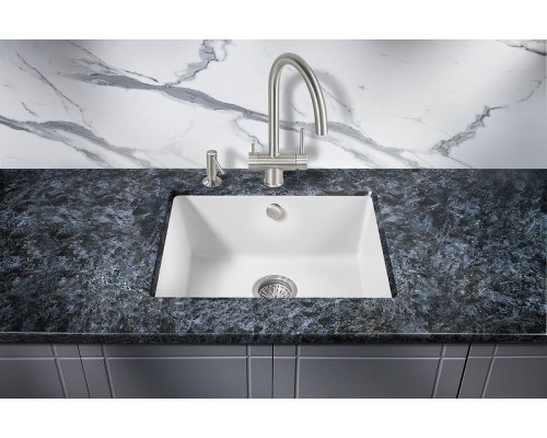 Кухонная мойка Milacio Leon 55 Cuarzo MC.77082 Белая