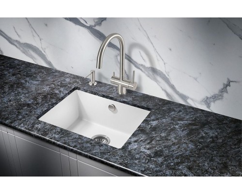 Кухонная мойка Milacio Leon 55 Cuarzo MC.77082 Белая