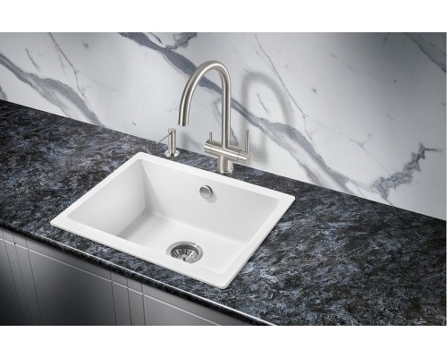 Кухонная мойка Milacio Leon 55 Cuarzo MC.77082 Белая