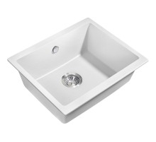 Кухонная мойка Milacio Leon 55 Cuarzo MC.77082 Белая