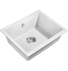 Кухонная мойка Milacio Leon 55 Cuarzo MC.77082 Белая