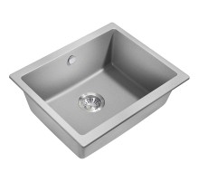 Кухонная мойка Milacio Leon 55 Cuarzo MC.77083 Серый металлик