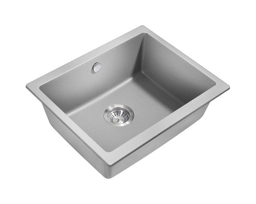 Кухонная мойка Milacio Leon 55 Cuarzo MC.77083 Серый металлик
