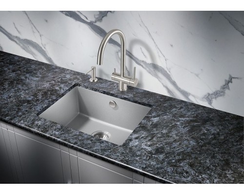 Кухонная мойка Milacio Leon 55 Cuarzo MC.77083 Серый металлик