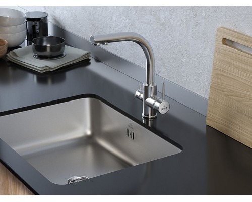 Смеситель для кухни Paulmark Essen Es213011 Никель