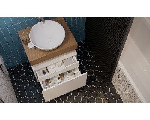 Тумба Velvex Unique Unit 60 tpUNI.60.H40.Y.VY-211 подвесная Белая матовая