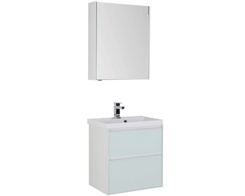 Комплект мебели для ванной Aquanet Гласс 60 240458 Белый