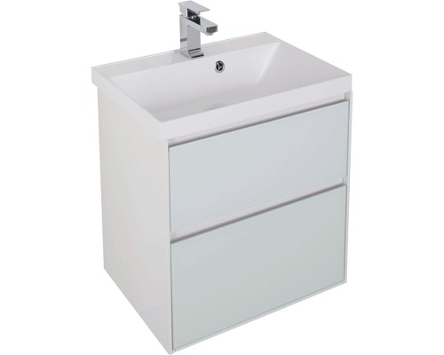 Комплект мебели для ванной Aquanet Гласс 60 240458 Белый