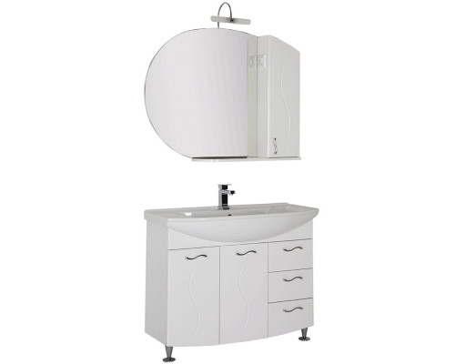 Комплект мебели для ванной Aquanet Моника 105 187564 Белый