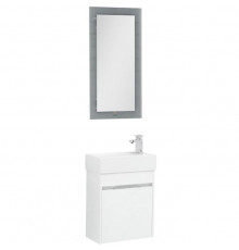 Комплект мебели для ванной Aquanet Лидс 50 240480 подвесной Белый