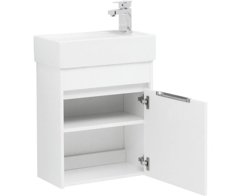 Комплект мебели для ванной Aquanet Лидс 50 240480 подвесной Белый