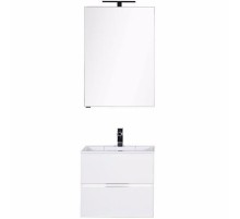 Комплект мебели для ванной Aquanet Алвита 60 184619 подвесной Белый