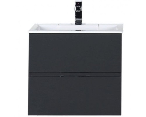 Комплект мебели для ванной Aquanet Алвита 60 184576 подвесной Серый антрацит