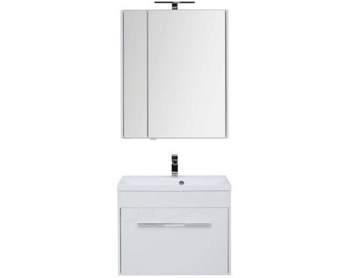 Комплект мебели для ванной Aquanet Августа 75 225246 подвесной Белый