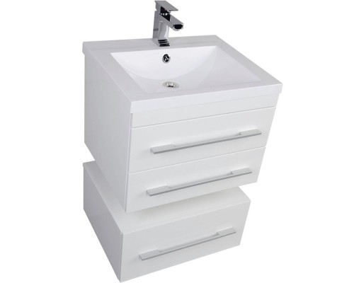 Комплект мебели для ванной Aquanet Нота 58 230291 подвесной Белый