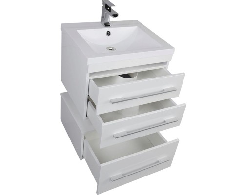 Комплект мебели для ванной Aquanet Нота 58 230291 подвесной Белый