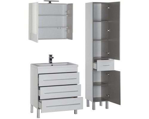 Комплект мебели для ванной Aquanet Верона 75 231040 Белый