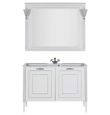 Комплект мебели для ванной Aquanet Паола 120 182131 Белый Серебро