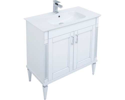 Комплект мебели для ванной Aquanet Селена 90 233126 Белый Серебро