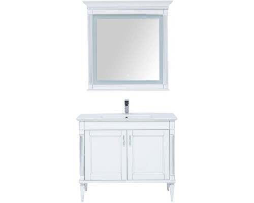 Комплект мебели для ванной Aquanet Селена 105 233125 Белый Серебро