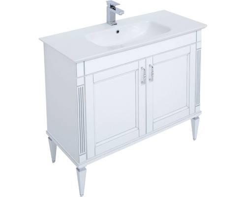Комплект мебели для ванной Aquanet Селена 105 233125 Белый Серебро