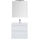 Комплект мебели для ванной Aquanet Бруклин 70 207804 подвесной Белый глянец