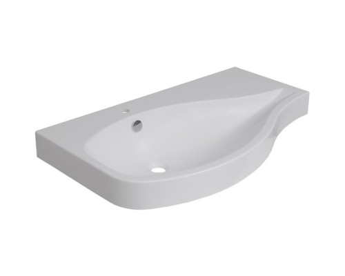 Комплект мебели для ванной Aquanet Сопрано 95 L 169344 Белый