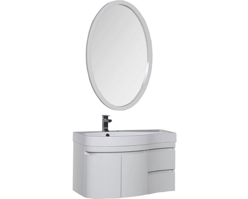 Комплект мебели для ванной Aquanet Сопрано 95 L 169344 Белый