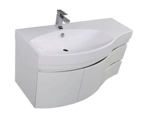 Комплект мебели для ванной Aquanet Опера 115 L 169414 Белый