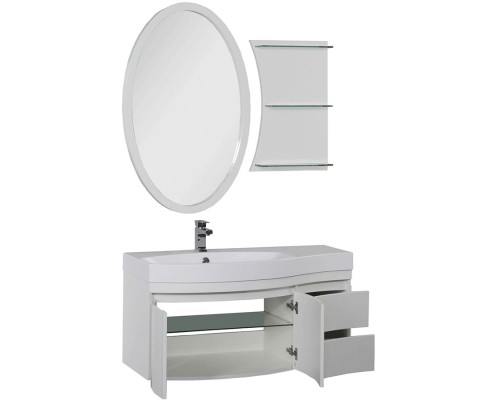 Комплект мебели для ванной Aquanet Опера 115 L 169414 Белый
