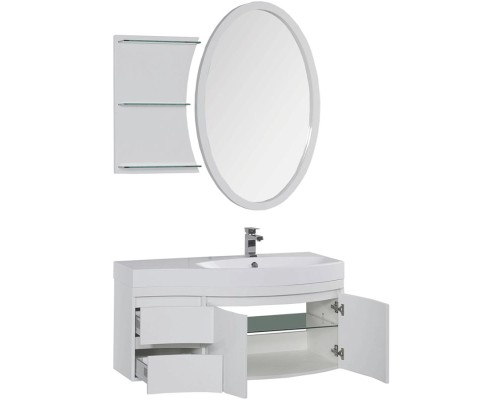Комплект мебели для ванной Aquanet Опера 115 R 169418 Белый