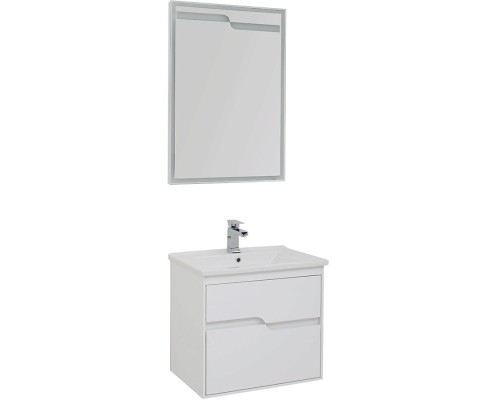 Комплект мебели для ванной Aquanet Модена 65 199304 Белый глянец