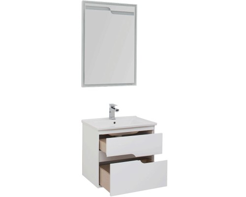 Комплект мебели для ванной Aquanet Модена 65 199304 Белый глянец